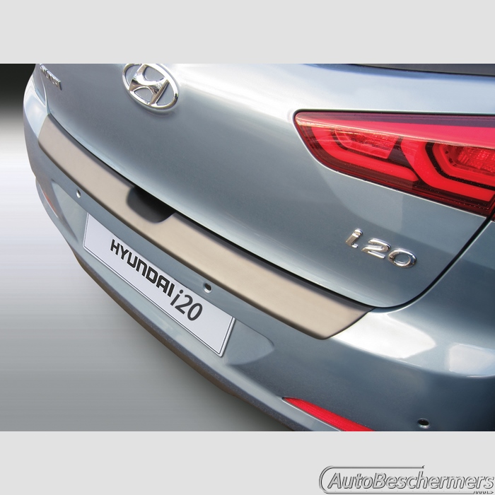Achterbumperbeschermer zwart Hyundai i20 5-deurs 12.2014-06.2018
