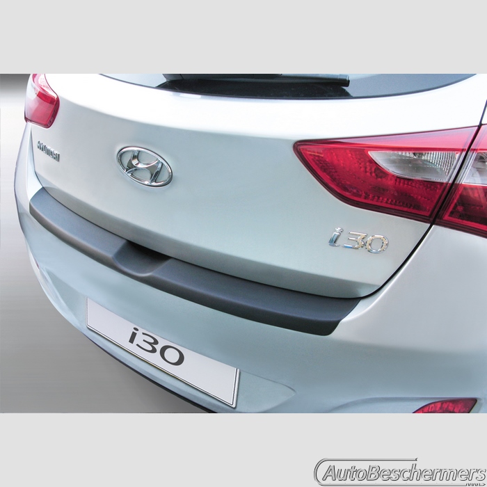Achterbumperbeschermer zwart Hyundai i30 5-deurs 03.2012-12.2016