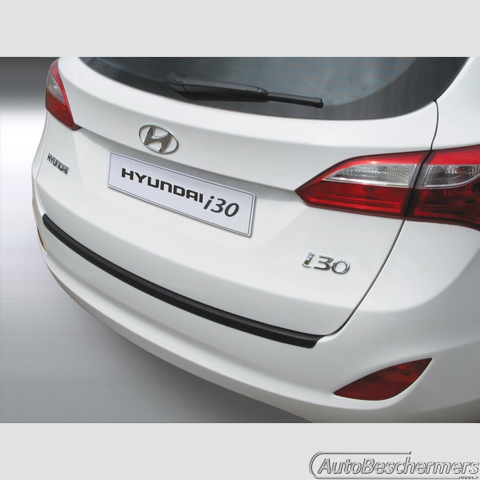 Achterbumperbeschermer zwart Hyundai i30 Wagon 07.2012-06.2015