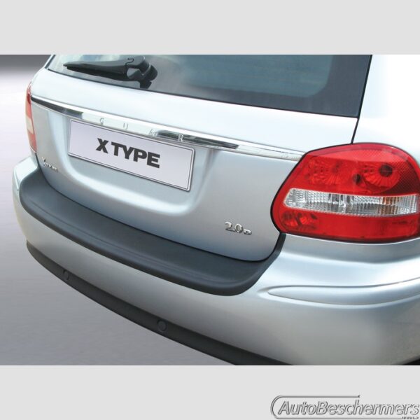 Achterbumperbeschermer zwart Jaguar X-Type Estate 10.2007-