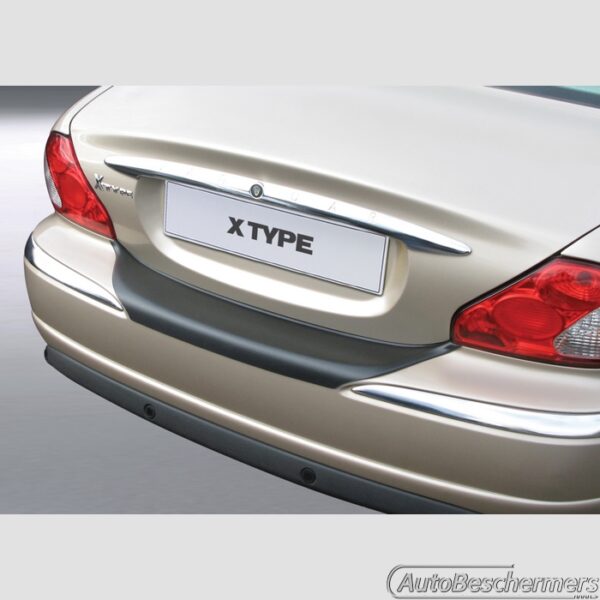 Achterbumperbeschermer zwart Jaguar X-Type 2001-09.2007