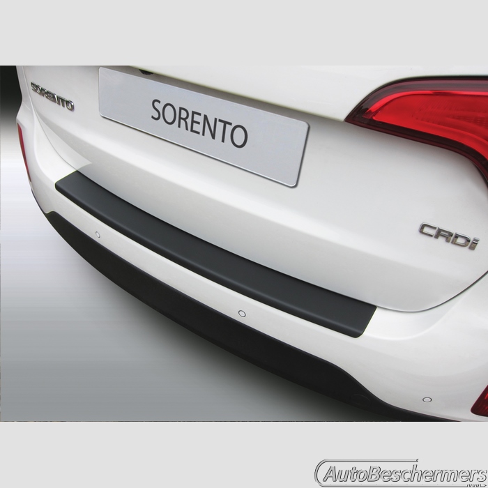 Achterbumperbeschermer zwart Kia Sorento 10.2012-12.2014