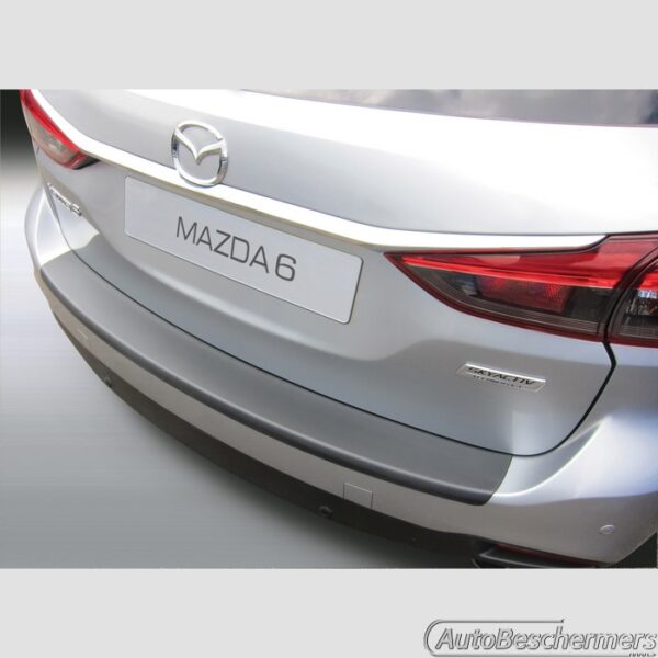 Achterbumperbeschermer zwart Mazda6 Wagon 02.2013-