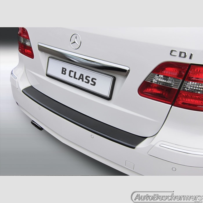 Achterbumperbeschermer zwart Mercedes B-Klasse 07.2005-10.2011