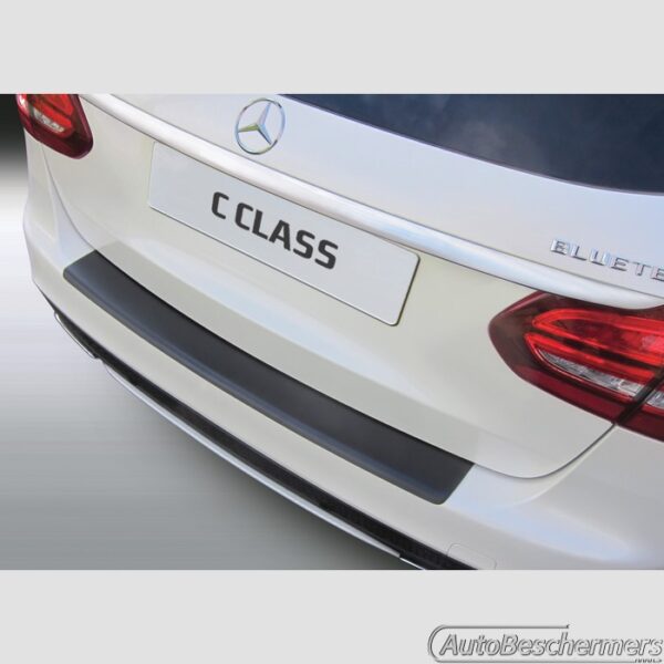 Achterbumperbeschermer zwart Mercedes C-Klasse W205T Touring 06.2014-06.2021