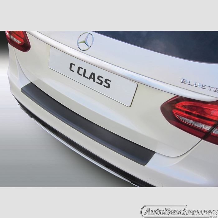 Achterbumperbeschermer zwart Mercedes C-Klasse W205T Touring 06.2014-06.2021