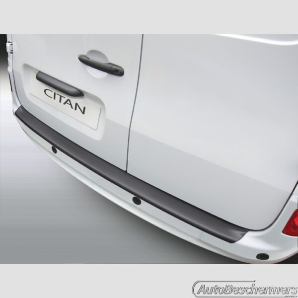 Achterbumperbeschermer zwart Mercedes Citan 110-111-113 09.2012- niet 109