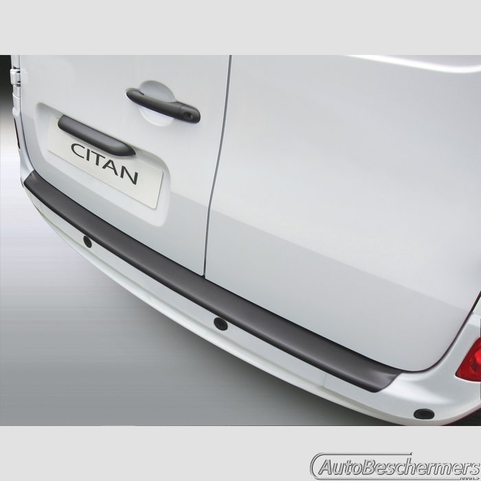 Achterbumperbeschermer zwart Mercedes Citan 110-111-113 09.2012- niet 109