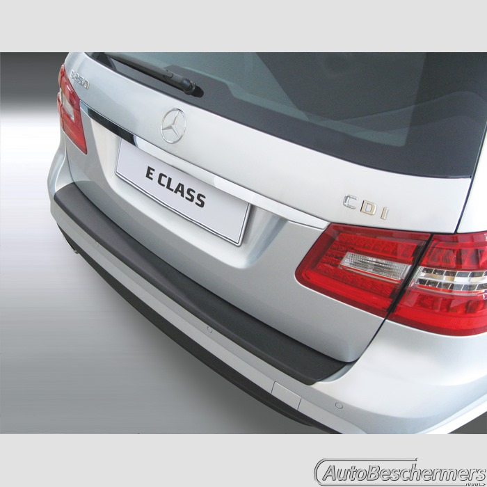 Achterbumperbeschermer zwart Mercedes E-Klasse W212T Touring 11.2009-03.2013