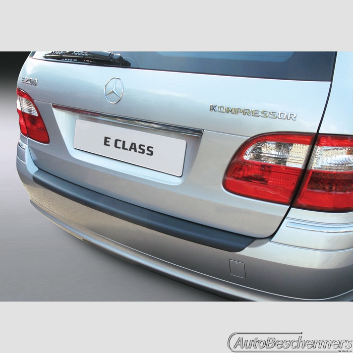 Achterbumperbeschermer zwart Mercedes E-Klasse W211T Touring 01.2003-10.2009