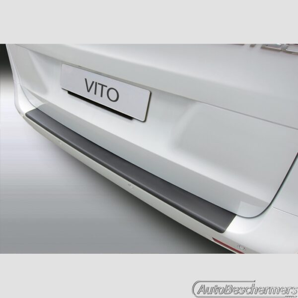 Achterbumperbeschermer zwart Mercedes Vito Viano en V-Klasse 05.2014-02.2019