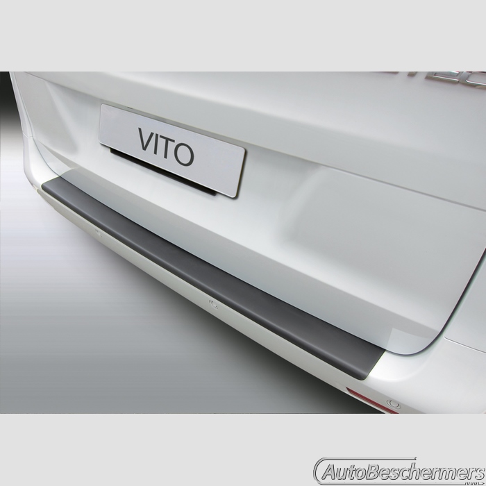Achterbumperbeschermer zwart Mercedes Vito Viano en V-Klasse 05.2014-02.2019