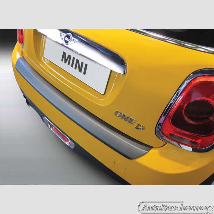 Achterbumperbeschermer zwart Mini One Cooper en Cooper S 3-deurs 03.2014-02.2021