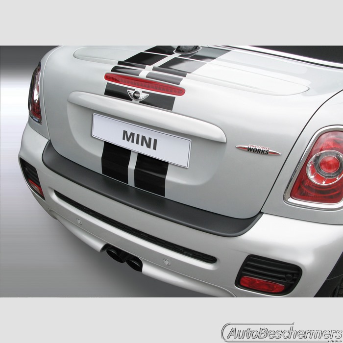 Achterbumperbeschermer zwart Mini Cabriolet 03.2009-02.2016