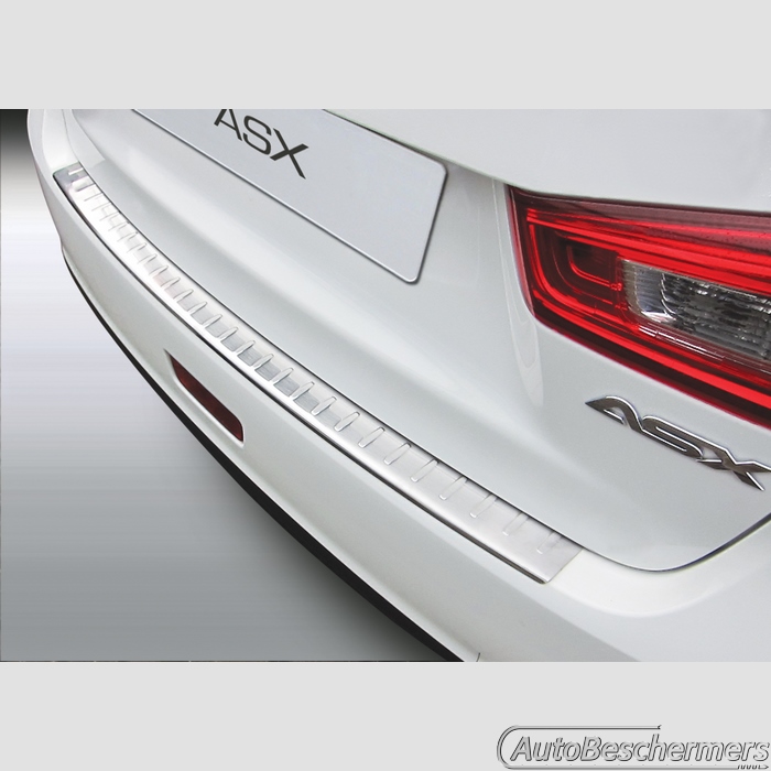 Achterbumperbeschermer zwart met ribbel Mitsubishi ASX 11.2012-09.2016