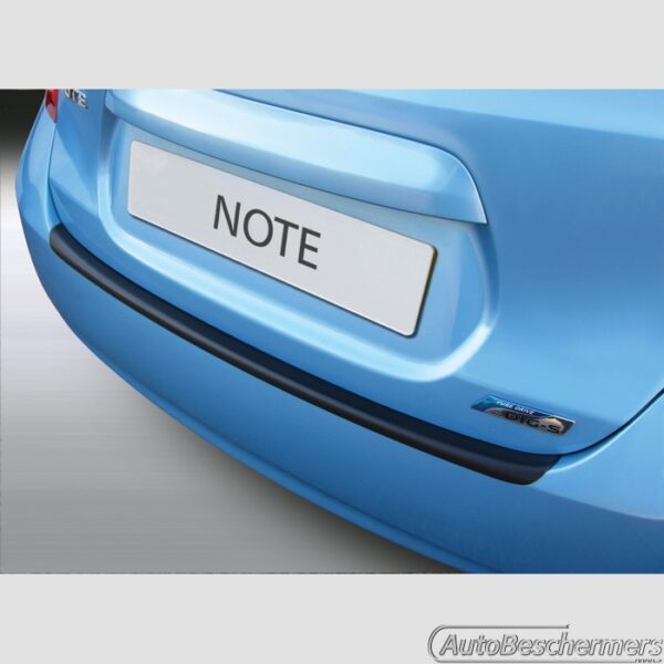 Achterbumperbeschermer zwart Nissan Note 09.2013-
