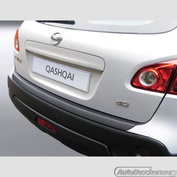 Achterbumperbeschermer zwart Nissan Qashqai 02.2007-01.2014