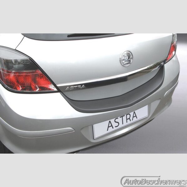Achterbumperbeschermer zwart Opel Astra H 3-deurs GTC 10.2005-12.2011 niet OPC