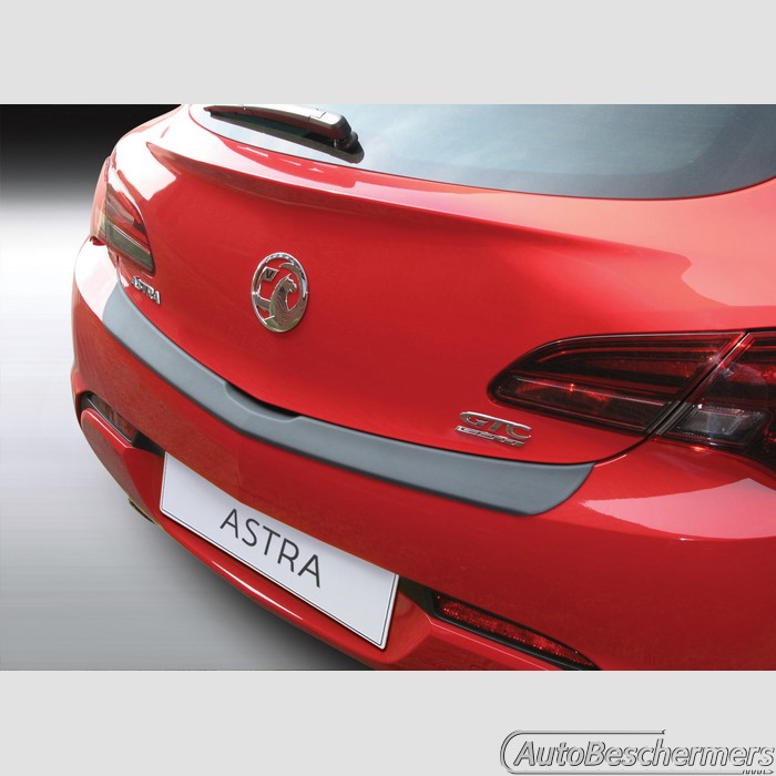 Achterbumperbeschermer zwart Opel Astra GTC 3-deurs 01.2012-