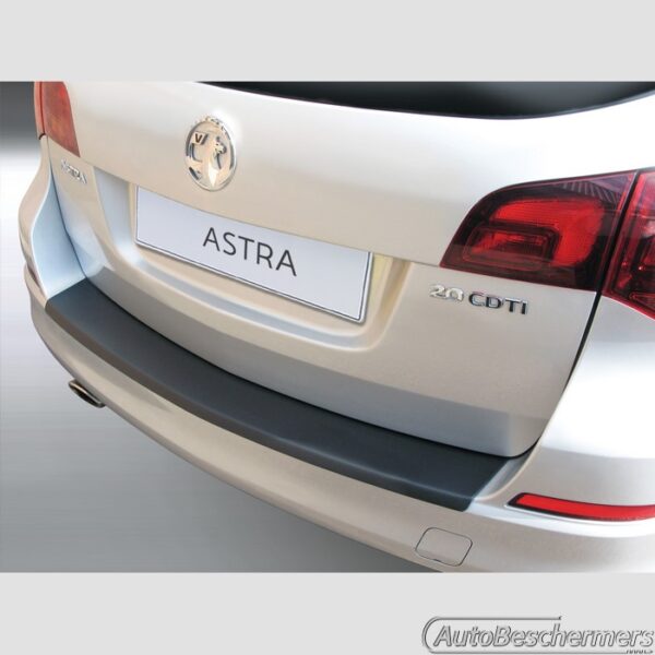 Achterbumperbeschermer zwart Opel Astra J Sportstourer 12.2010-08.2012