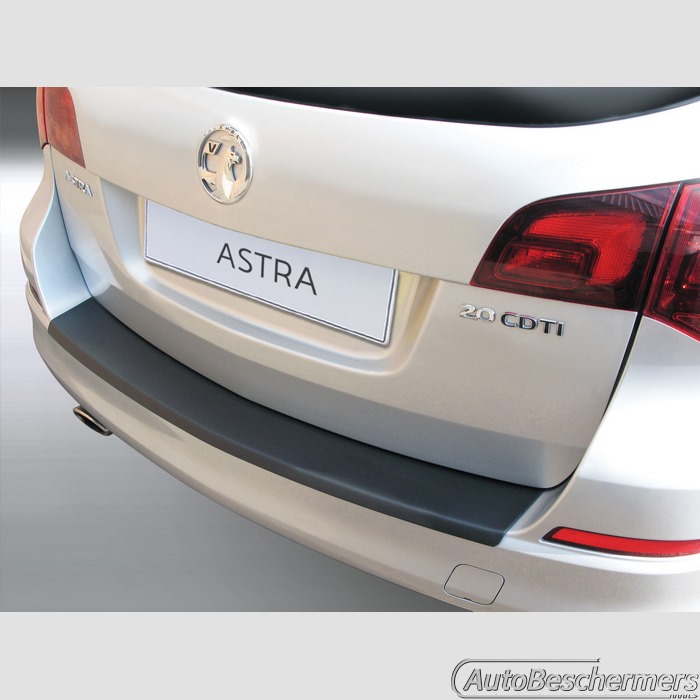 Achterbumperbeschermer zwart Opel Astra J Sportstourer 12.2010-08.2012