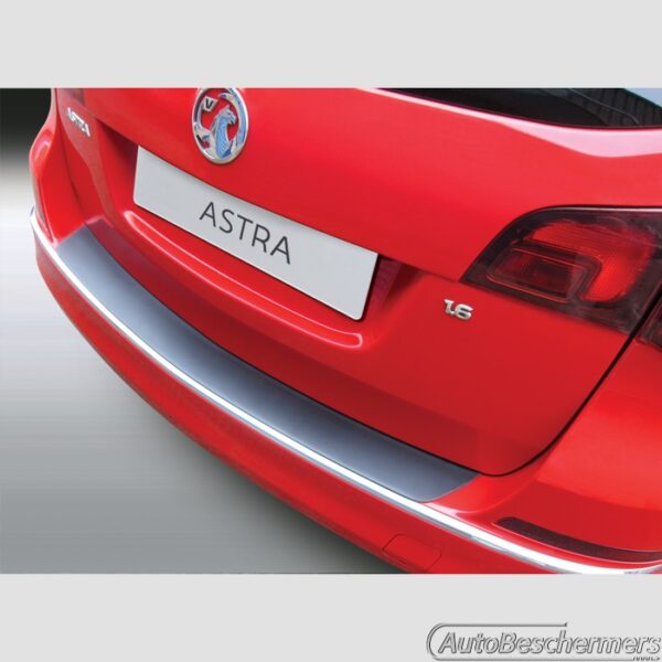 Achterbumperbeschermer zwart Opel Astra J Sportstourer 09.2012-11.2015
