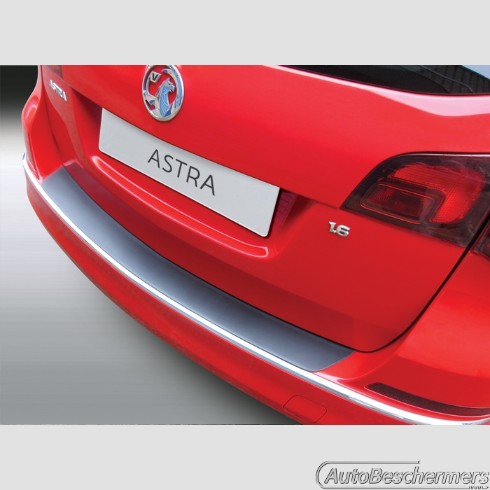 Achterbumperbeschermer zwart Opel Astra J Sportstourer 09.2012-11.2015