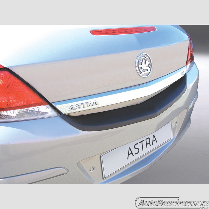 Achterbumperbeschermer zwart Opel Astra H Twin Top 2-deurs