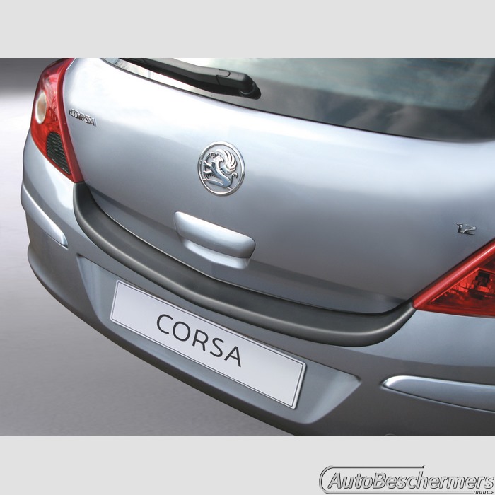 Achterbumperbeschermer zwart Opel Corsa D 3-deurs 06.2006-11.2014 ook Combo