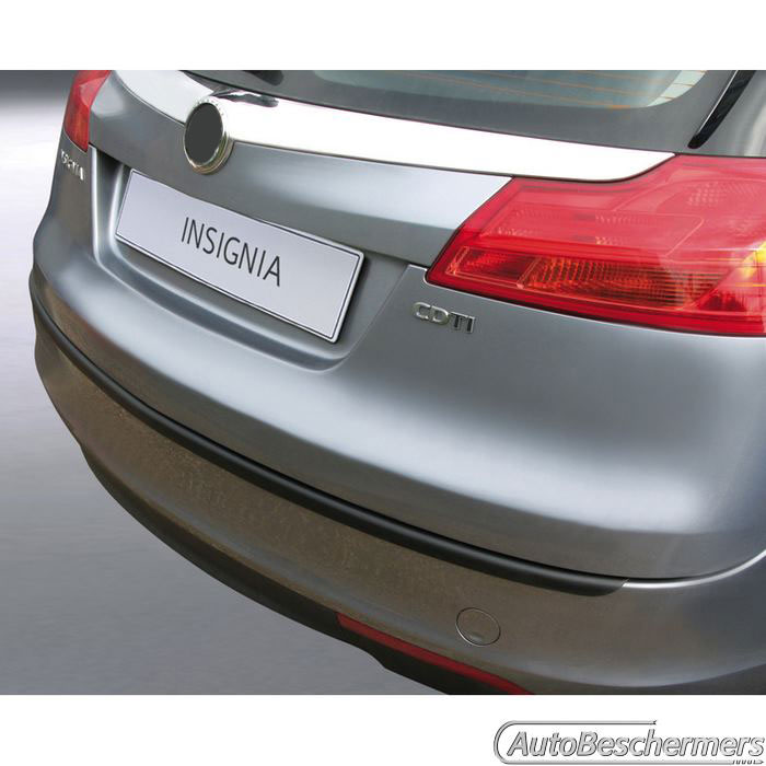 Achterbumperbeschermer zwart met ribbel Opel Insignia Tourer 03.2009-05.2017