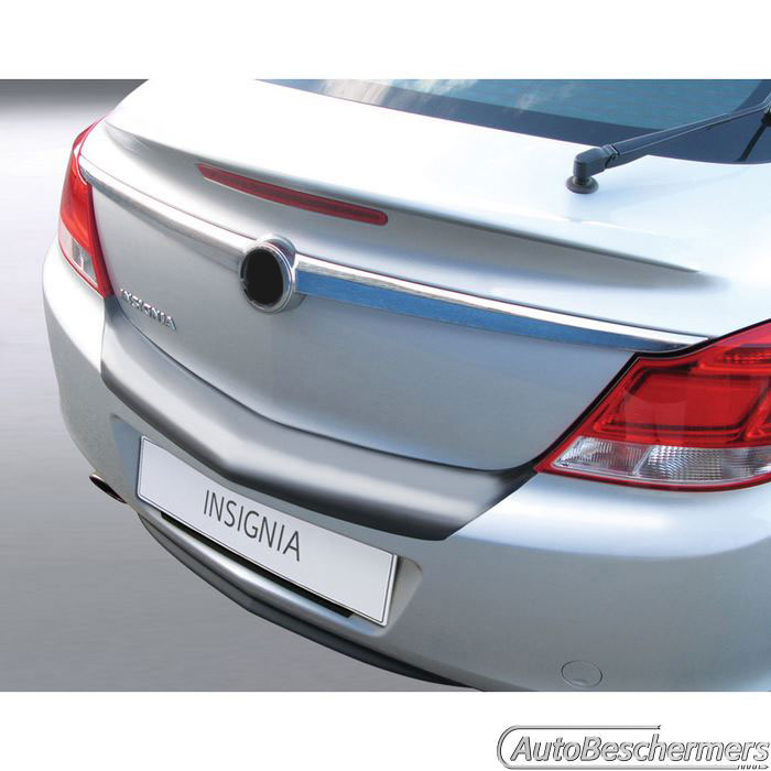 Achterbumperbeschermer zwart Opel Insignia 4 en 5-deurs 11.2008-09.2013