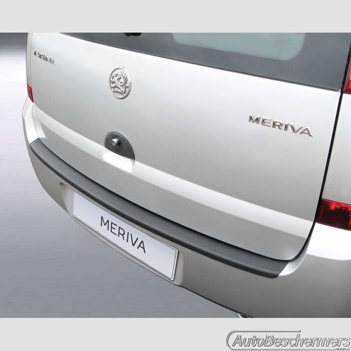 Achterbumperbeschermer zwart Opel Meriva A 03.2003-05.2010 niet OPC
