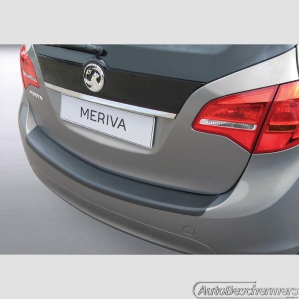 Achterbumperbeschermer zwart Opel Meriva B 06.2010-04.2017 niet OPC