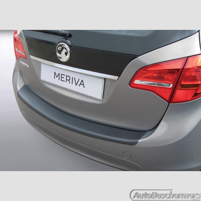 Achterbumperbeschermer zwart Opel Meriva B 06.2010-04.2017 niet OPC