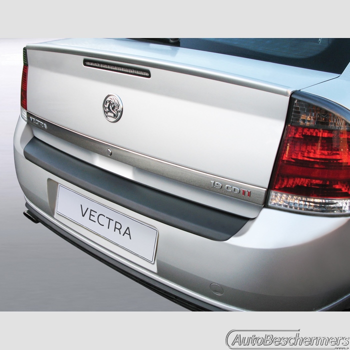 Achterbumperbeschermer zwart Opel Vectra 5-deurs 2002-10.2008