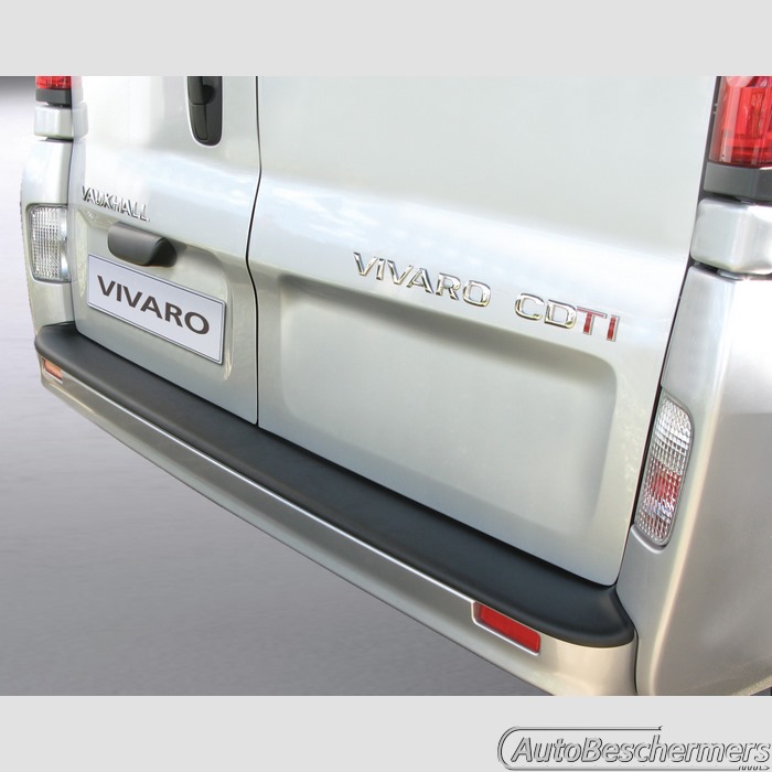 Achterbumperbeschermer zwart Opel Vivaro 2006-05.2014