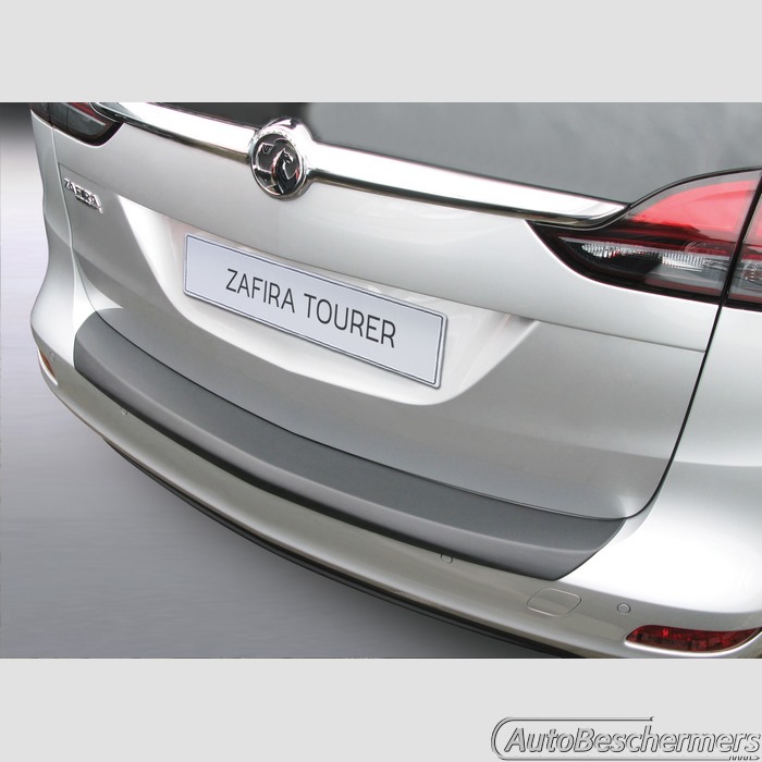 Achterbumperbeschermer zwart Opel Zafira Tourer 01.2012-06.2018 niet OPC
