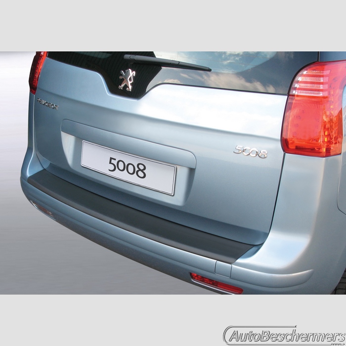 Achterbumperbeschermer zwart Peugeot 5008 10.2009-03.2017