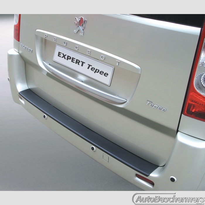 Achterbumperbeschermer zwart Peugeot Expert Tepee -08.2016
