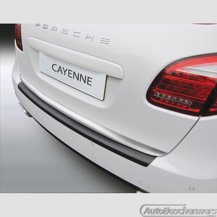 Achterbumperbeschermer zwart Porsche Cayenne 05.2010-10.2014