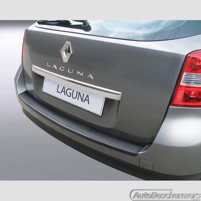 Achterbumperbeschermer zwart Renault Laguna en Laguna Grand Tourer 01.2008-
