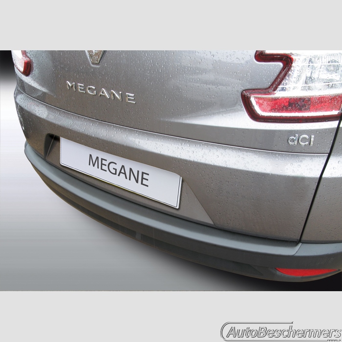 Achterbumperbeschermer zwart Renault Megane Grand Tourer 06.2009-06.2016