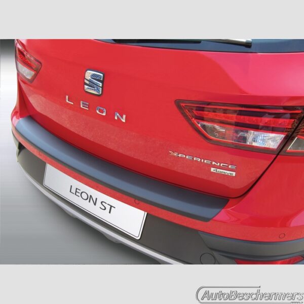Achterbumperbeschermer zwart Seat Leon ST Station S-SE-FR 11.2013-12.2016 - Afbeelding 2