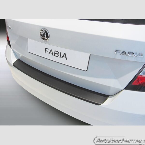 Achterbumperbeschermer zwart Skoda Fabia MKIII 5-deurs 11.2014-08.2021