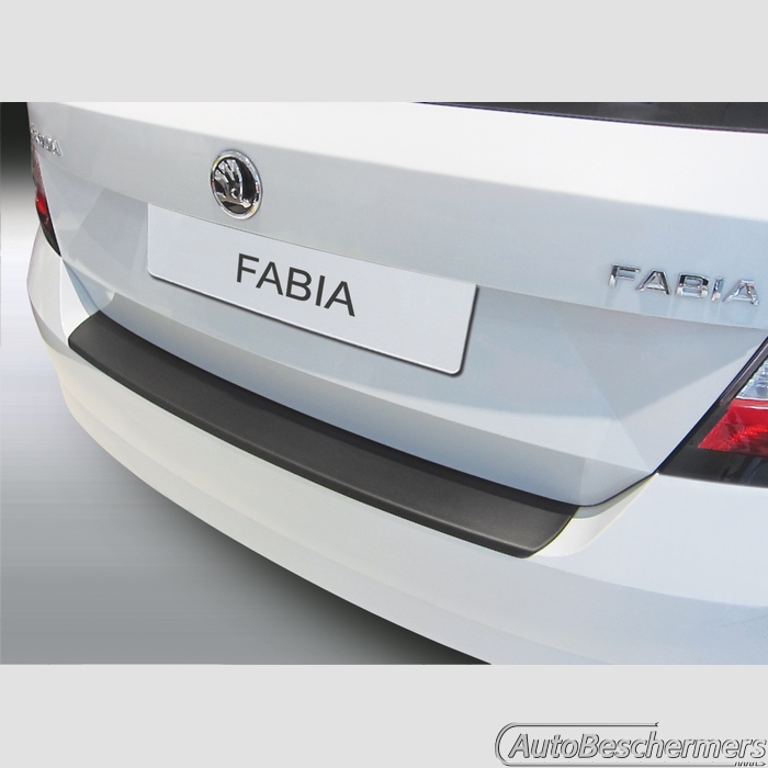 Achterbumperbeschermer zwart Skoda Fabia MKIII 5-deurs 11.2014-08.2021