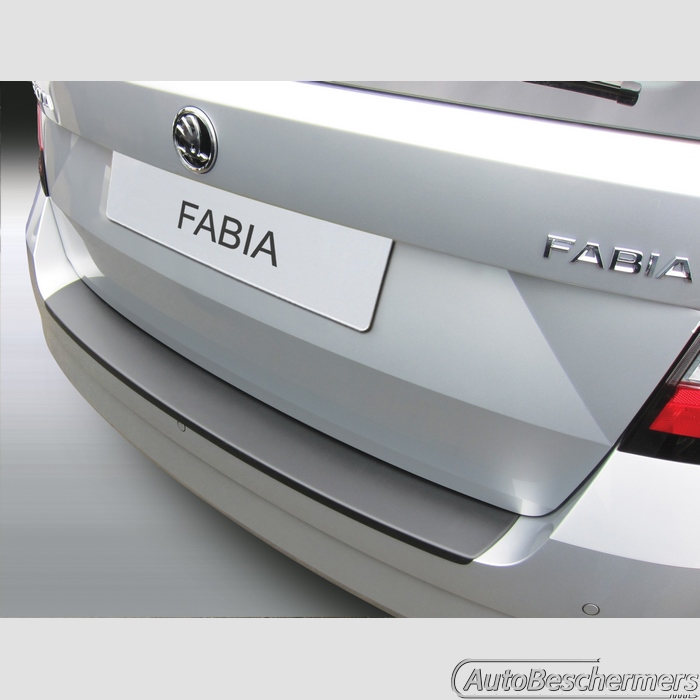 Achterbumperbeschermer zwart Skoda Fabia Combi MKIII 02.2015-08.2021