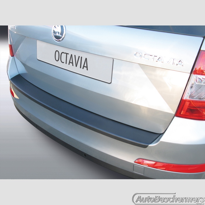 Achterbumperbeschermer zwart Skoda Octavia III Combi 06.2013-02.2017 niet RS