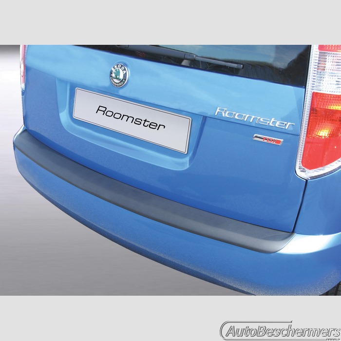 Achterbumperbeschermer zwart Skoda Roomster 09.2006-09.2015 ook Scout