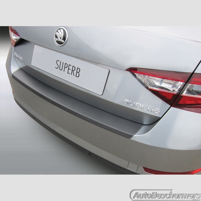 Achterbumperbeschermer zwart Skoda Superb 4-deurs Sedan 06.2015-