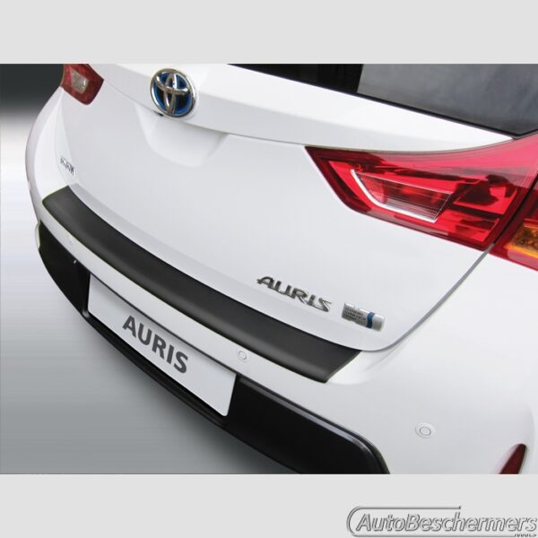 Achterbumperbeschermer zwart Toyota Auris 5-deurs 01.2013-08.2015